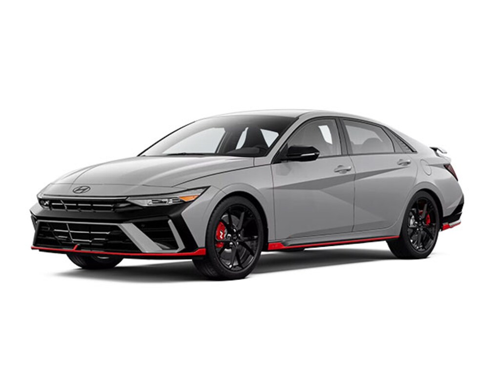 New 2025 Cyber Gray Hyundai Elantra N For Sale at Hanford Hyundai VIN KMHLW4DKXSU025705